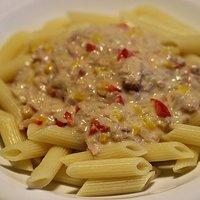 Penne mit Thunfischsoße