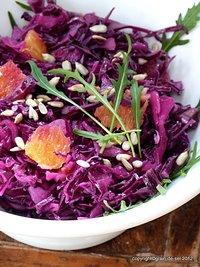 Wie Nena: Rotkohl-Orangen-Salat
