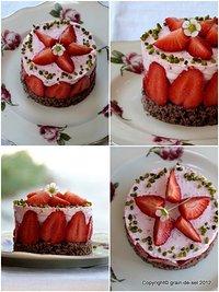 Erdbeeren und schokolade - törtchen oder tartelette?