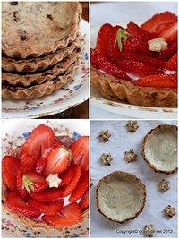Rot liegt vorne: Erdbeer-Tartelettes mit Mohn