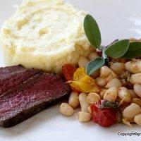 Fagioli all'uccelletto - weiße bohnen mit salbei und tomate