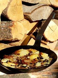 Bratkartoffeln Holzfällerart