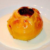 Bratapfel mit Vanillesoße