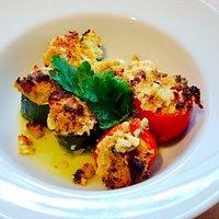 Gefülltes Gemüße mit Couscous und Feta (Vegetarisch)