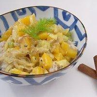 Mildes curry aus steckrüben und fenchel