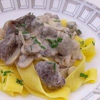 Geschnetzeltes nach Stroganoff-Art mit der ActiFry