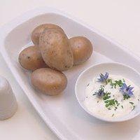 Pellkartoffeln mit veganem Kräuterdip