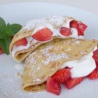 Erdbeer-Crêpes