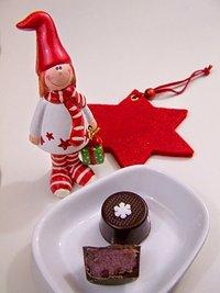 Himbeer-Marzipan-Praline