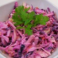 Amerikanischer krautsalat (cole slaw)