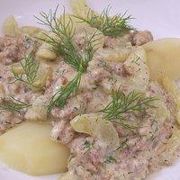 Schmorgurken-Hackfleisch-Pfanne