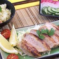 Hühnchen in salz gebraten (tori no shioyaki)