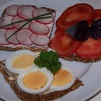 Vegetarische Schnittchen