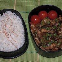 Bento nr. 176 schweinebauch mit wirsing.