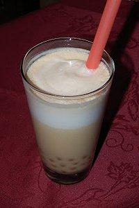 Bubble tea weißer tee mit mango