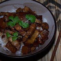 Kohlrabi mit Schweinebauch
