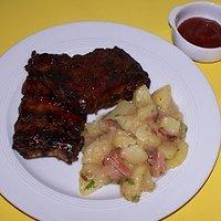 Kartoffelsalat "Alaska" und Spareribs