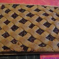 Linzer Kuchen mit Zwetschgen