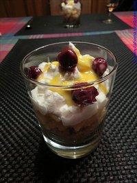 Eierlikör-Dessert "Winterapfel“
