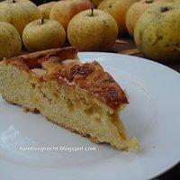 Apfelkuchen mit doce de leite (oder einer anderen karamellcreme)