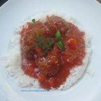 Nachgekocht: albondigas, spanische hackbällchen in tomatensauce