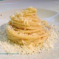 Spaghetti carbonara mit strombergs teamsauce