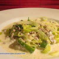Kochen ohne tüte: hackfleisch-lauch-käse-suppe (#12von12 im märz 2016)
