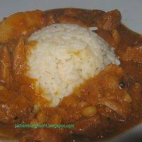Khoresh beh – lamm mit quitten und schälerbsen