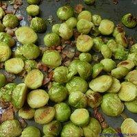 Rosenkohl – ofengeröstet, mit Speck