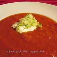 Gemüseschubladenleermachsuppe oder Rote Gemüsesuppe