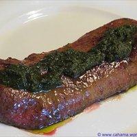 Gebratene Leber mit Pesto