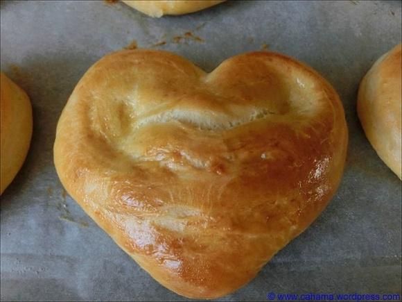 Milchbrötchenherzen – französische pain au lait