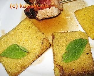 Bratrauten mit Blatt in der Mitte