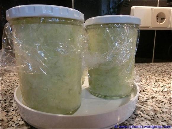 Sauerkraut im Glas