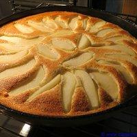 Birnen-Pfannkuchen, souffliert