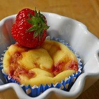 Geswirlte Erdbeer-Käsekuchenmuffins