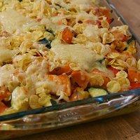 Knuspriger Süßkartoffelauflauf