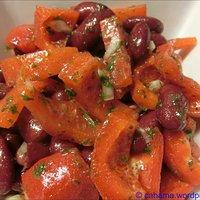 Paprika-Kidneybohnen-Salat