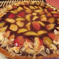 Schokolade-Nektarinen-Tarte