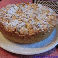 Krümelkuchen mit Aprikosen