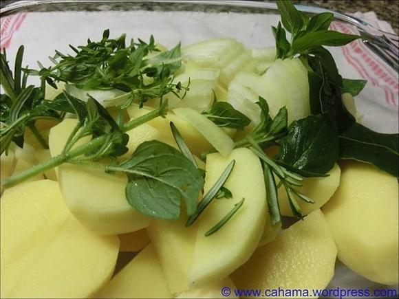Gebackene Kräuterkartoffeln