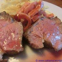 Kalbsfilet mit Paprika-Gemüse