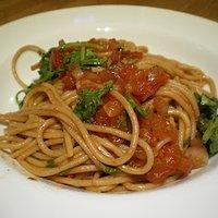 Tomaten-Rucola-Pasta