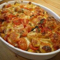 Makkaroni-Tomaten-Auflauf