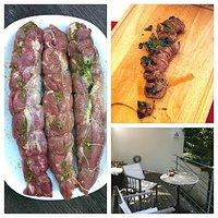 Schweinefilet mit Pistazienpesto