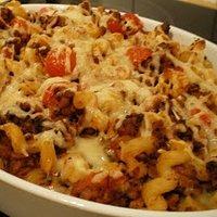 Vegetarischer Hack-Tomaten-Auflauf
