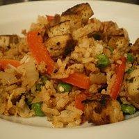 Gebratener Reis mit Tofu
