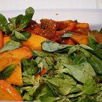 Salat mit Currykürbis