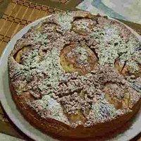 Apfelkuchen mit Pecannusskruste