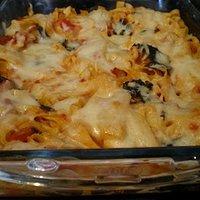 Nudel-Mozarella-Auflauf